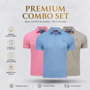 Tommy Hilfiger Premium Polo - 3 Pcs Combo
